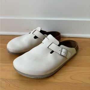 Birkenstock Super Grip Boston Clogs size 46 men’s 13 white
